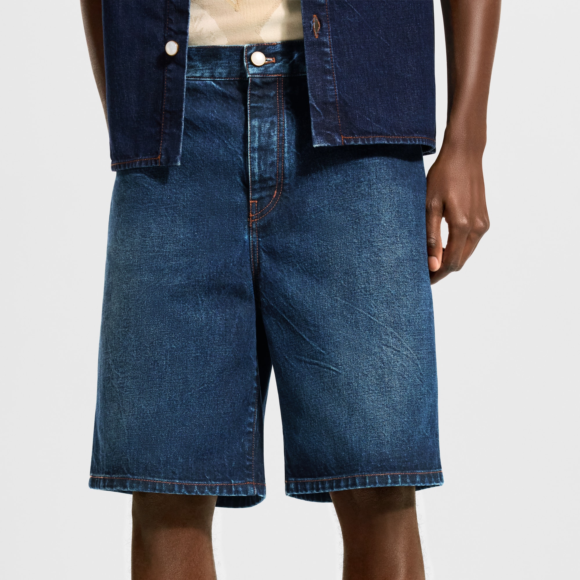 LV Denim Shorts - Ready-to-Wear | LOUIS VUITTON